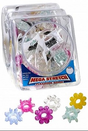 Mega Stretch Rings(72/bowl) Asst