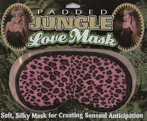 Padded Jungle Love Mask - Pink Cheetah