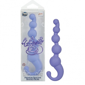 L'Amour Premium Silicone Beaded Probe - Blue