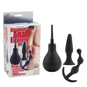 Advanced Anal Explorer Kit Silicone - Black