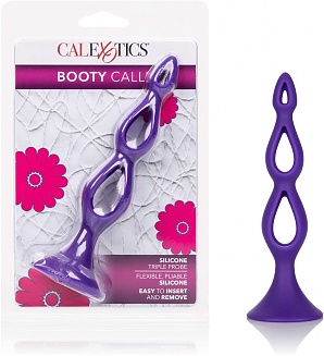 Booty Call Silicone Triple Probe Purple