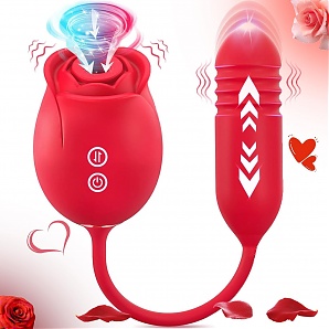 Double Headed Rose Stimulator Toy