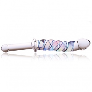 Glass Love Baton - Dichroic Wrapped