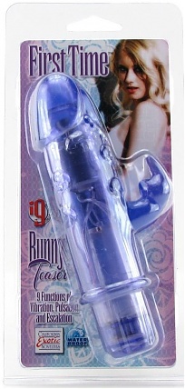 First Time Bunny Teaser Vibrator Waterproof Pink (se-0004-19-2)